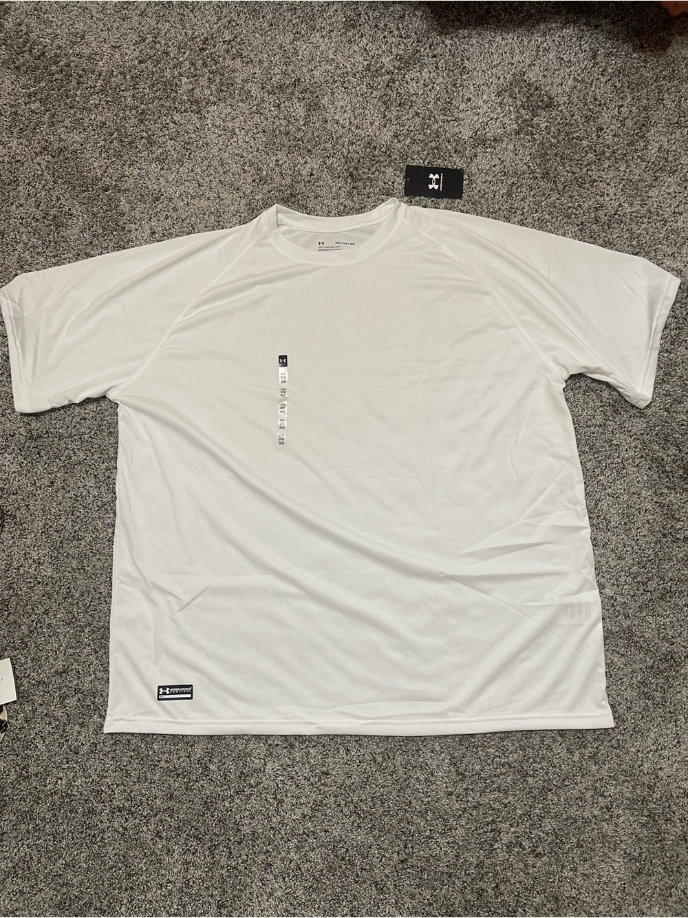 Under Armour Men’s White Short-Sleeve Tech Tee